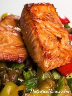 
                    
                        Barbecue Salmon | Only 195 Calories | Tender, Buttery & Flakey | Easy to Make | Great source of Omegas to Fight inflammation |For MORE Nutrition & Fitness Tips & RECIPES please SIGN UP for our FREE NEWSLETTER www.NutritionTwin...
                    
                