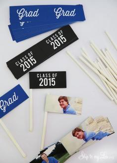 
                    
                        Graduation party ideas: decorations, posters, cupcakes, etc. #grad #party skiptomylou.org
                    
                