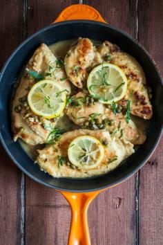 Chicken Piccata | 23 Boneless Chicken Breast Recipes That Are Actually Delicious#chicken #recipes #home #yourhomemagazine #cook #eat #food #dinner #lunch #chef