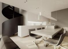 
                    
                        Flat interior design, soft loft @ warsaw by Tamizo Architects
                    
                