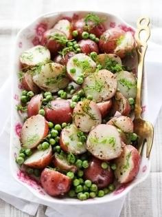 
                    
                        Dilled Red Potatoes and Peas - foodiecrush
                    
                