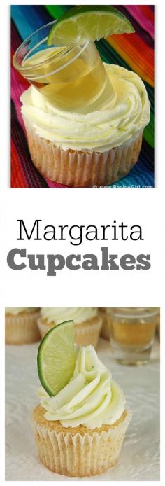 
                    
                        Margarita Cupcakes #recipe, with (or without) a shot of tequila :)
                    
                