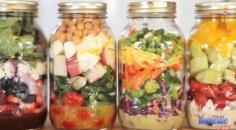 4 Healthy Salad in a Jar Recipes for the New Year - https://foodista.com