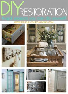 
                    
                        DIY Hardware - Knobs, Rods, Hinges and More. DIY Restoration Ideas for your home improvement projects on Frugal Coupon Living.
                    
                