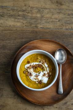 From The Kitchen: Stormy Night Carrot, Cumin & Coriander Soup with Red Lentils and Dukkah recipe