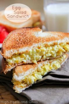 egg salad sandwich #recipe