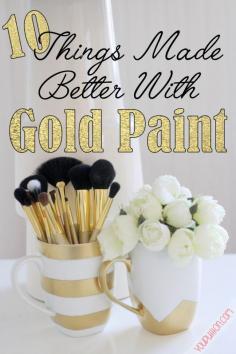 
                    
                        10 Things Made Better with Gold Spray Paint
                    
                