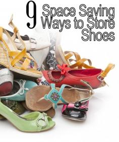 9 Space Saving Ways to Store Shoes