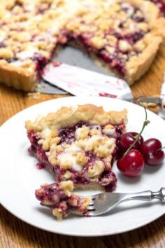 
                    
                        Cherry Vanilla Shortbread Tart
                    
                