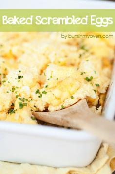 Scrambled Eggs in the Oven!