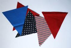 4th of July Pennant Bunting