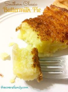 Southern Buttermilk Pie