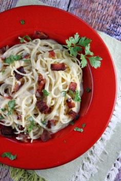 
                    
                        Skillet Pasta Carbonara #Recipe
                    
                