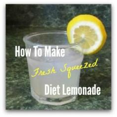 
                    
                        How to make Fresh Squeezed Diet Lemonade using Truvia
                    
                