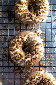 
                    
                        Cinnamon Bun Style Baked Donuts
                    
                