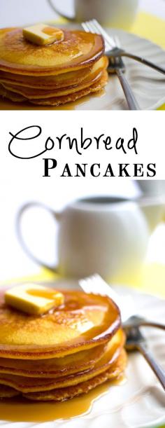 Cornbread pancakes  #Breakfast #Recipes