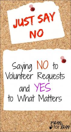 
                    
                        Learning How to Say No is a vital skill that will save you countless stress and free you of built of resentment. Best of all it will free you up to say yes to what matters!
                    
                