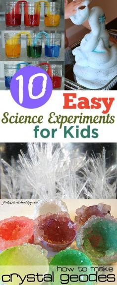 
                    
                        10 Easy Science Experiments for Kids
                    
                