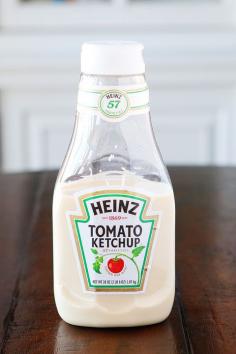 
                    
                        How smart is this?? Pre-make pancake batter and store it in a ketchup bottle. The next day you can make fun custom-designed pancakes with no mess!
                    
                