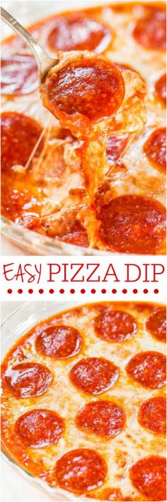 Easy Pizza Dip (low carb, keto) | Averie Cooks