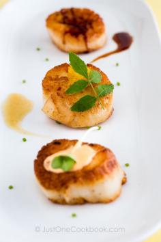 Seared Scallops | Seafood Recipe | Just One Cookbook