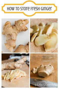 How to store Ginger