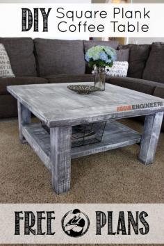 
                    
                        Square Plank Coffee Table Plans | Free & Easy Plans | Rogue Engineer
                    
                