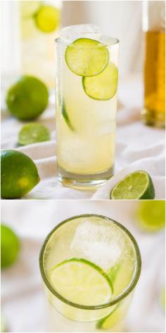 The Best Homemade Margaritas: All-Natural, 3-Ingredients 1 to 1 1/2 shots lime juice (1 shot glass equals 1/4 cup liquid) 2 shots water 1 to 2 shots tequila 1/2 to 1 shot agave nectar, or to taste ice