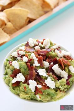 Ultimate Guacamole Ultimate Guacamole is my new favorite guacamole recipe complete with bacon and goat cheese! This is such a crowd-pleaser and is perfect for Cinco de Mayo. You NEED to make this!!