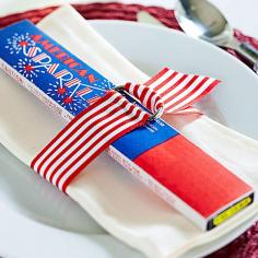 4th of July Napkin Ring // 4th of July Decorating Ideas