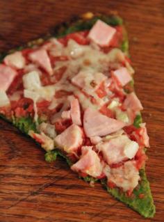 Spinach pizza crust with recipe