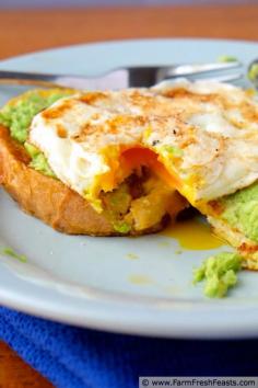 Savory French Toast with Avocado and Egg | Farm Fresh Feasts