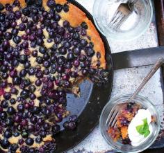 
                    
                        Skillet Blueberry Cobbler
                    
                