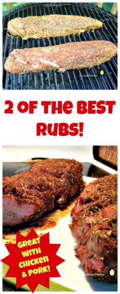 
                    
                        2 Of The Best Rubs! - A choice of great family favorite rubs, perfect for pork or chicken. Grill or oven, you choose! Keeper recipes!
                    
                