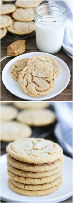 
                    
                        Soft Peanut Butter Cookies on twopeasandtheirpo... The BEST peanut butter cookie recipe! Make a batch today!
                    
                