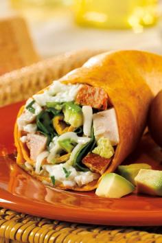
                    
                        Breakfast should keep you full, satisfied and healthy, and that’s exactly what Dietz & Watson’s Santa Fe Turkey, Egg White & Avocado Breakfast Wrap does.
                    
                