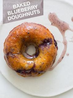 baked-blueberry-doughnuts and more party foods!!