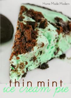 
                    
                        Home Made Modern: Thin Mint Ice Cream Pie
                    
                