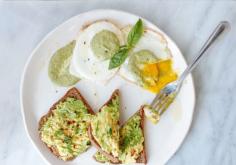 
                    
                        Pesto Green Eggs and Avocado Toast
                    
                