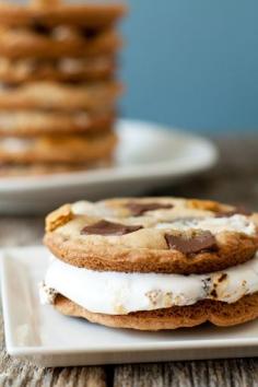 S'more cookies......perfect camping snacks!