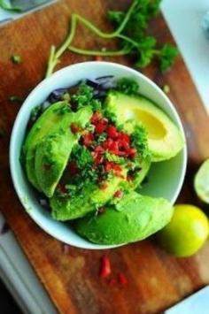 Recipe | Three 3-Ingredient Avocado Salads ~ Fast, Healthy & Delicious :: Love, love, love avocados! Don't you? They accompany Mexican cuisine perfectly...