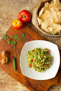 Grilled Corn Guacamole Recipe #summer #party #appetizer #dip