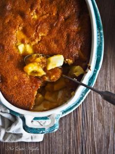 Quince Golden Syrup Pudding
