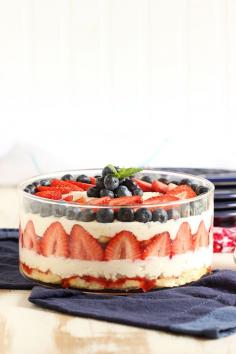 A summery twist on tiramisu, light as air and bursting with berries this dessert is easy to make! It's even better when made in advance!