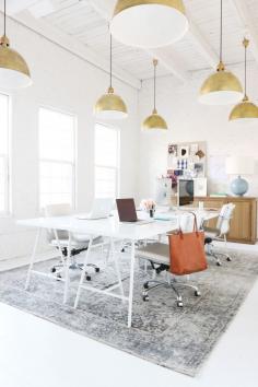 
                    
                        Small space office inspiration. | domino.com
                    
                