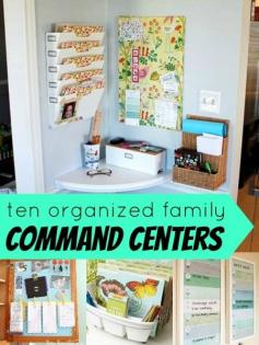 family command center ideas
