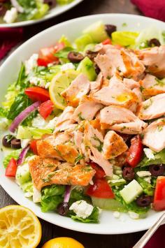 
                    
                        Greek Salmon Salad with Lemon Dill Vinaigrette | Cooking Classy
                    
                