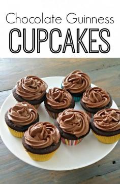 Chocolate Guinness Cupcakes.  They have these at the Pink Cupcake Stand in Wilmington NC