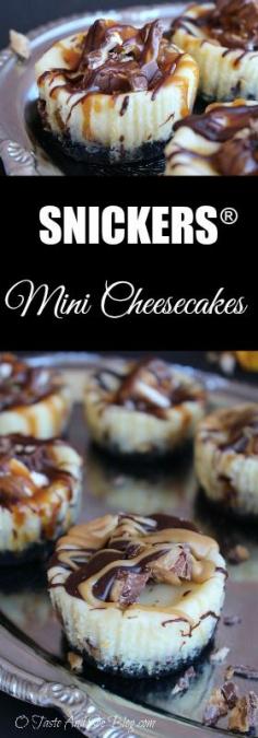 
                    
                        SNICKERS® Mini Cheesecakes | #WhenImHungry #ad otasteandseeblog....
                    
                