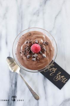 Vegan, Raw Chocolate pudding.  Get your spoon ready!